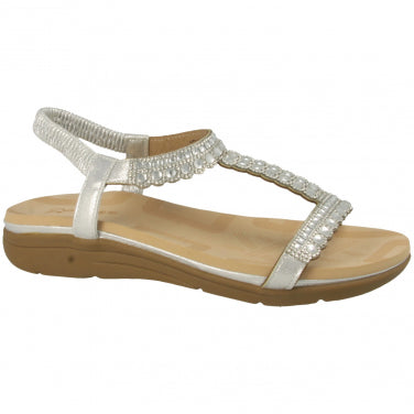 Sponge Venito Silver Sandals