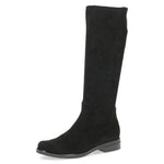 Caprice 25512 low heel black stretch boot