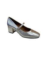 Silver Leather Dancing Shoes