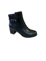 Redz F4969 black boot side zip