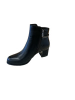 Redz F4969 black boot side zip