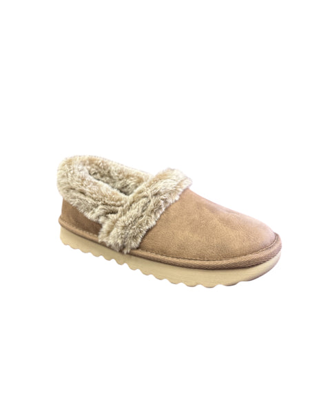 Skechers Cozy Up Taupe Slipper