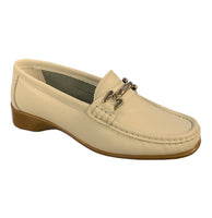 Piero Maserati Lucy White Moccasins