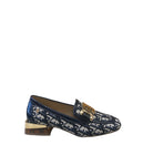 Zanni Locai Navy Print Loafers