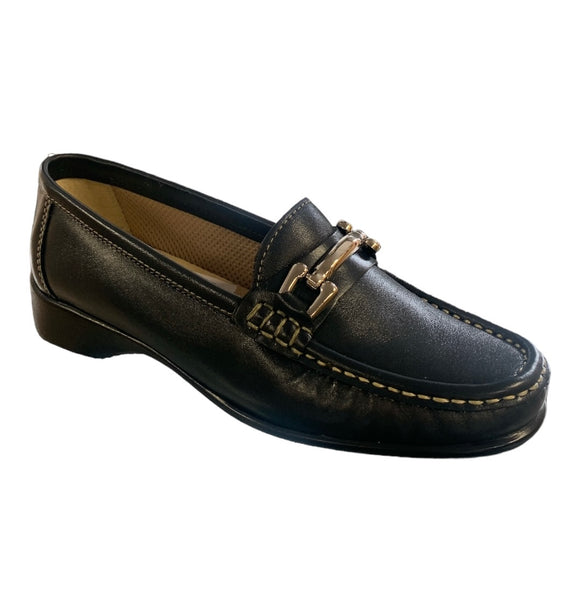 Navy moccasins store