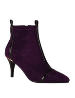 Alnwick Purple Suede Ankle Boots