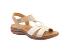 Heavenly feet Trace cream/gold
