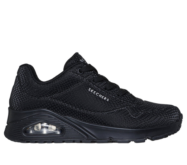 Skechers 177861 black shiny scale