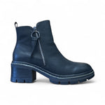 Redz black boot side zip