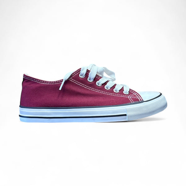 Burgundy canvas runner ￼