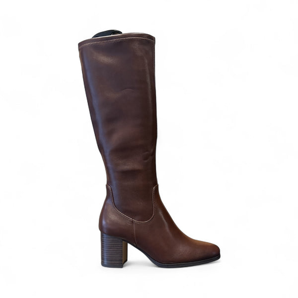Marco Tozzi 25504 cafe stretch boot with zip