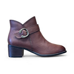 Marco Tozzi 25346 Cognac leather boot with zip