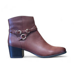 Caprice 25303 Tan leather boot with zip