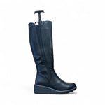 Hispaflex 2510 black wedge boot