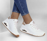 Skechers 155196 White/Gold Trainers