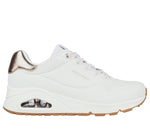 Skechers 155196 White/Gold Trainers