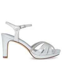 Menbur 24776 Silver Sandals