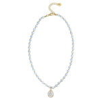 S321NMS Teardrop Pearl Necklace