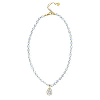 S321NMS Teardrop Pearl Necklace