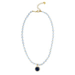 S320NMS Sapphire Drop Necklace