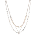 Triple Layer Freshwater Necklace