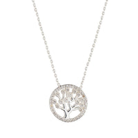 Q462NAP Silver Tree Of life Chain