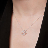 Q462NAP Silver Tree Of life Chain