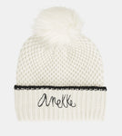 Anneke Beige Beanie Hat