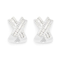 Kiss Silver Earrings