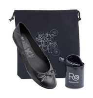 Rollasole Back To Black Fold up Pumps